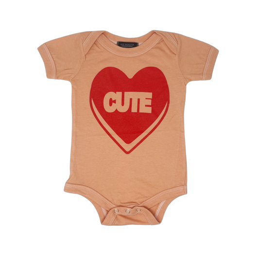 CUTE Orange Baby Onesie - Unisex for Boys and Girls