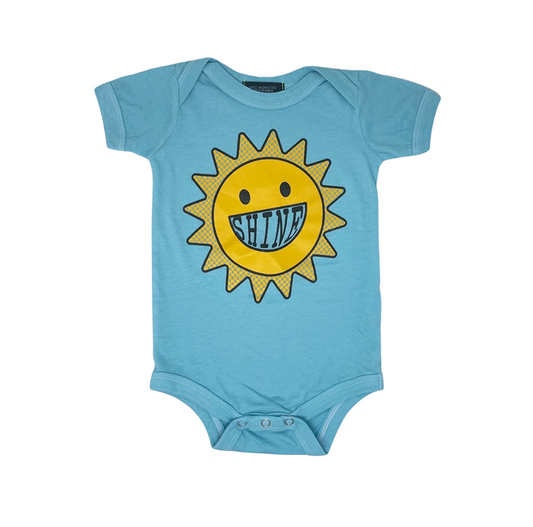 Sunshine Blue Baby Onesie - Unisex for Boys and Girls