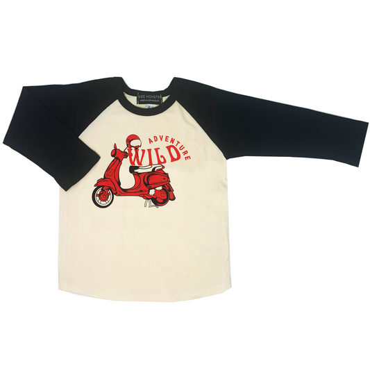 Wild Adventure Raglan - Unisex for Boys and Girls