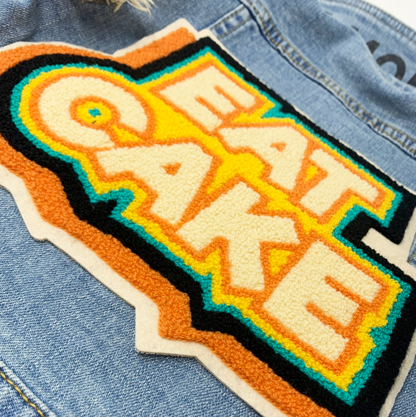 Eat Cake Denim Jacket - Unisex for Boys and Girls