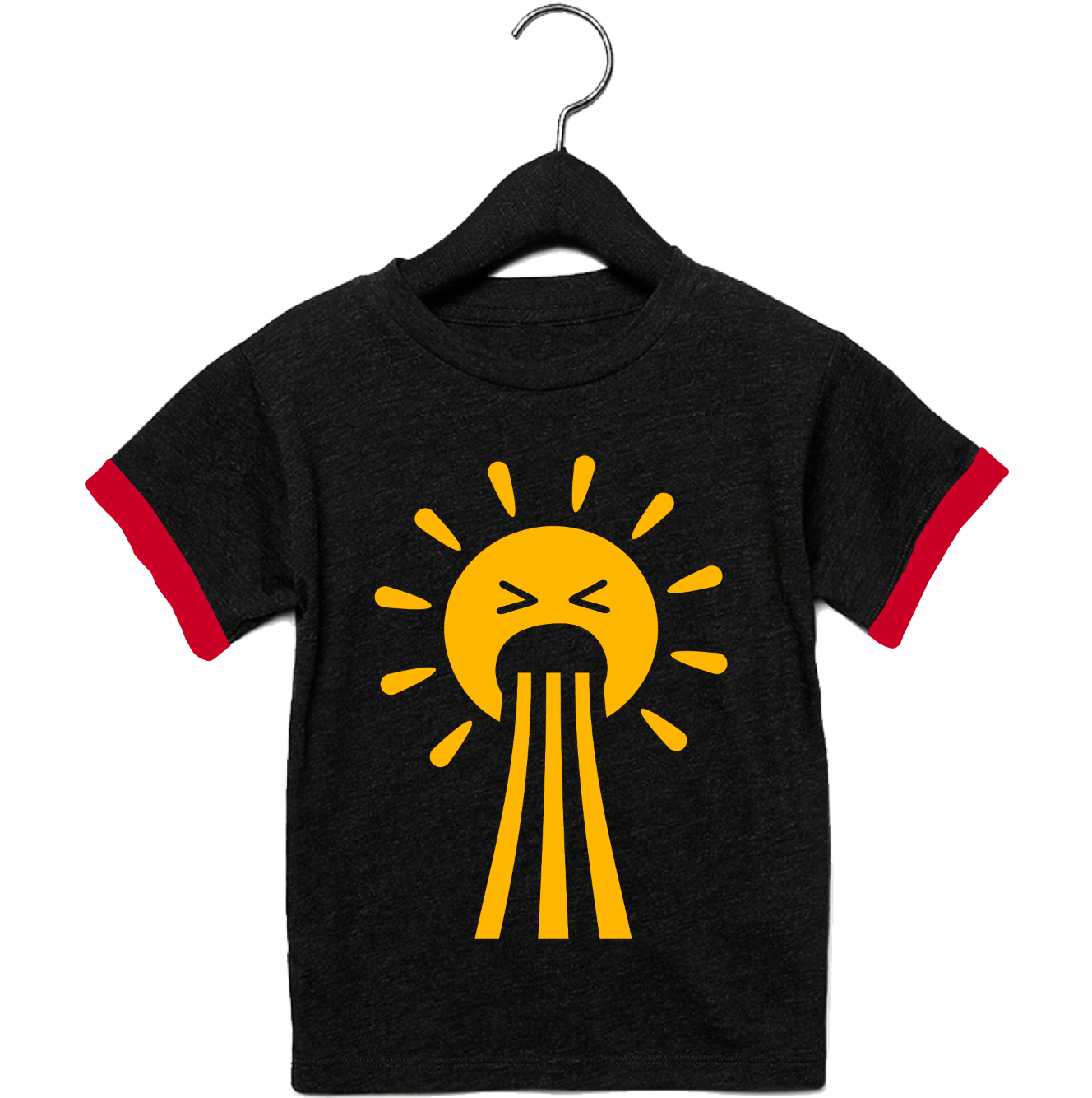 Sunshine Black Tee - Unisex for Boys and Girls