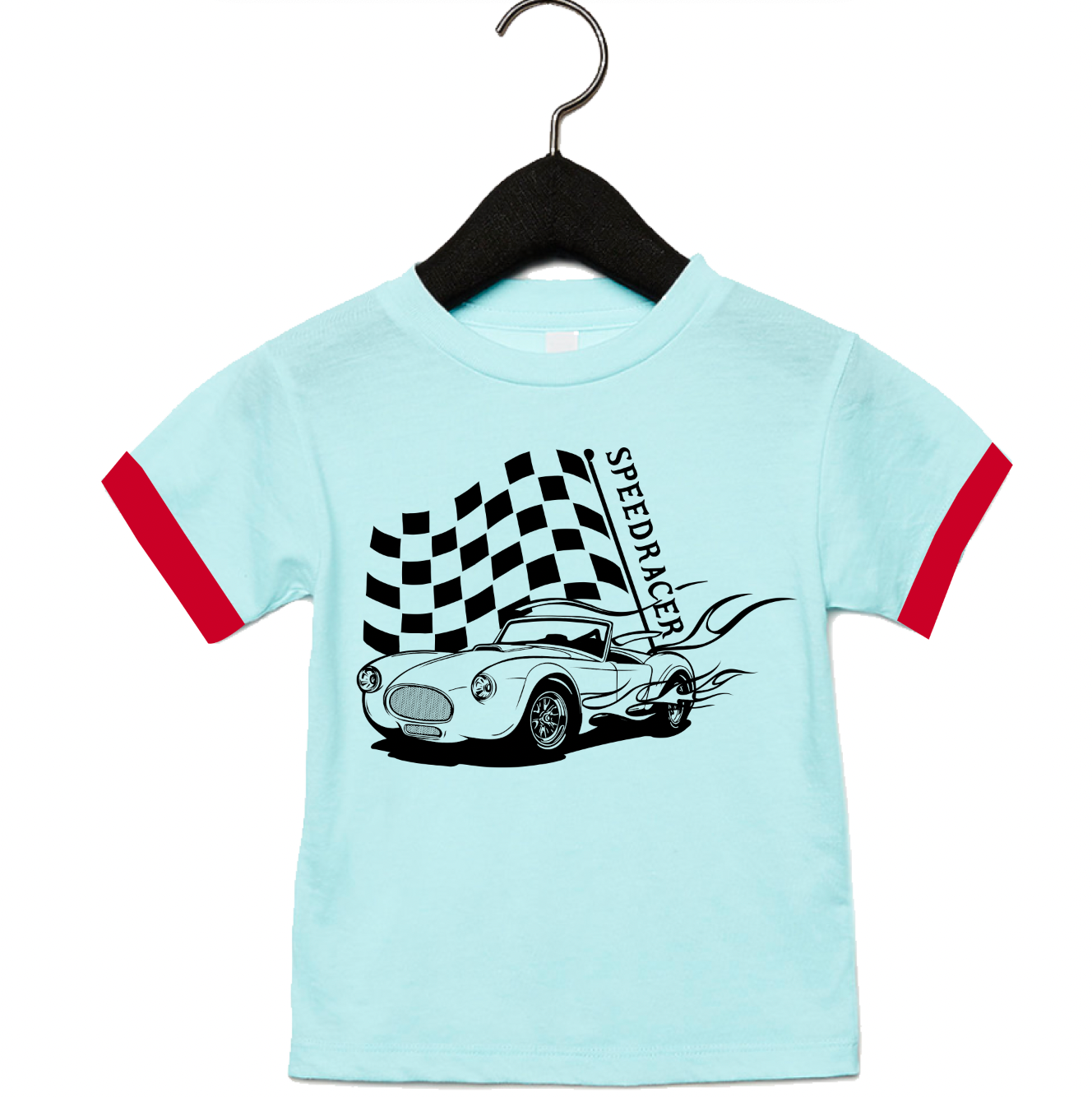 Speed Racer Blue Tee - Unisex for Boys and Girls