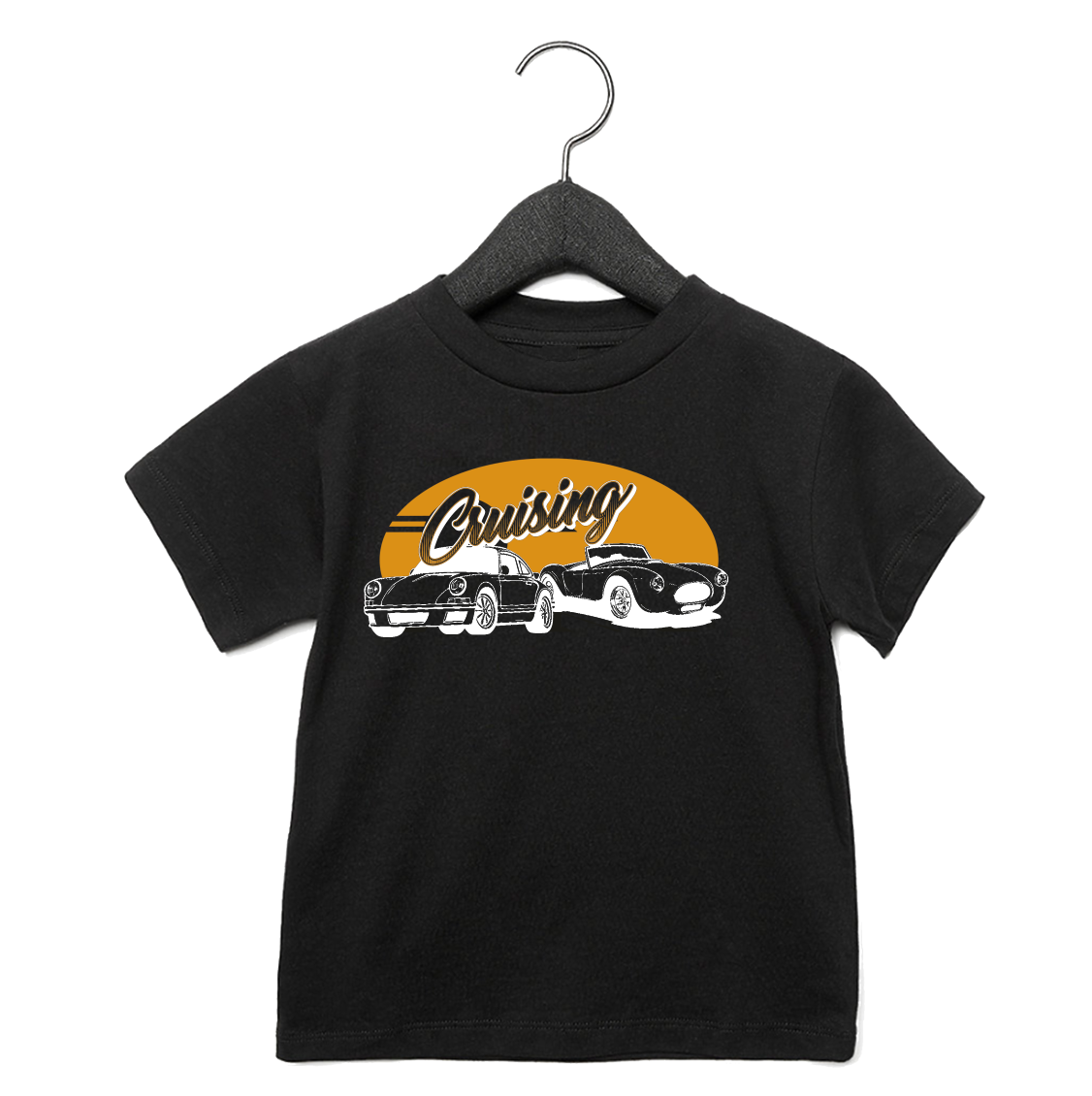 Cruisin' Black Tee - Unisex for Boys and Girls