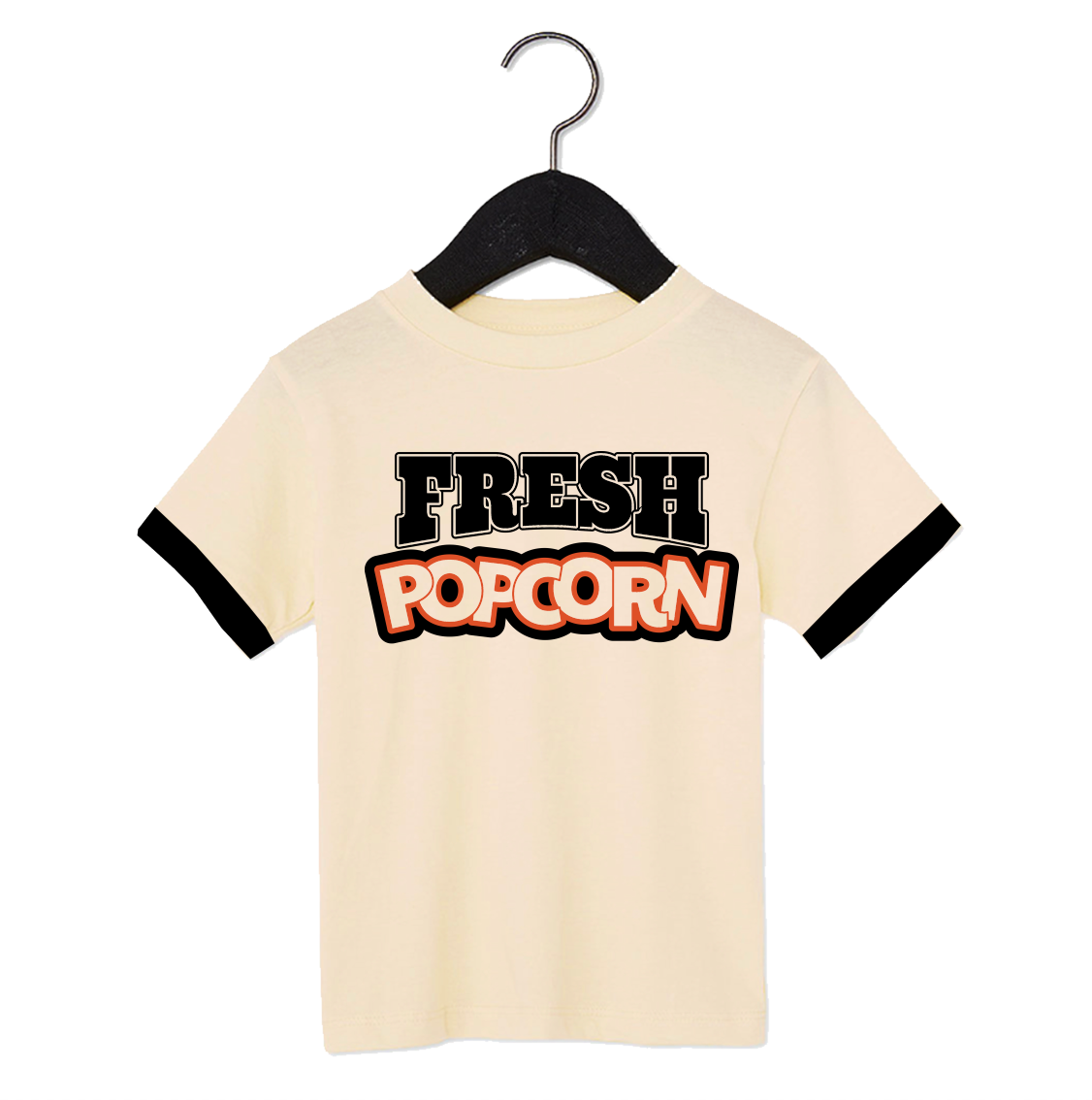 Fresh Popcorn Cream Tee - Unisex for Boys and Girls